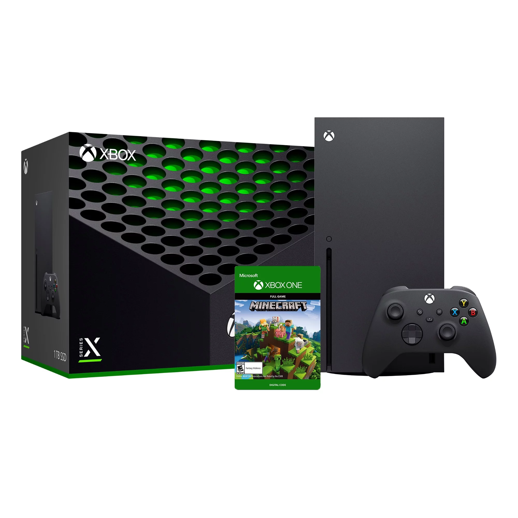 2023 Xbox Series X Game and Accessory Bundle - 1TB SSD Black Xbox X Console and Wireless Controller with Minecraft Full Game and Mytrix HDMI 2.1 Cable for Xbox