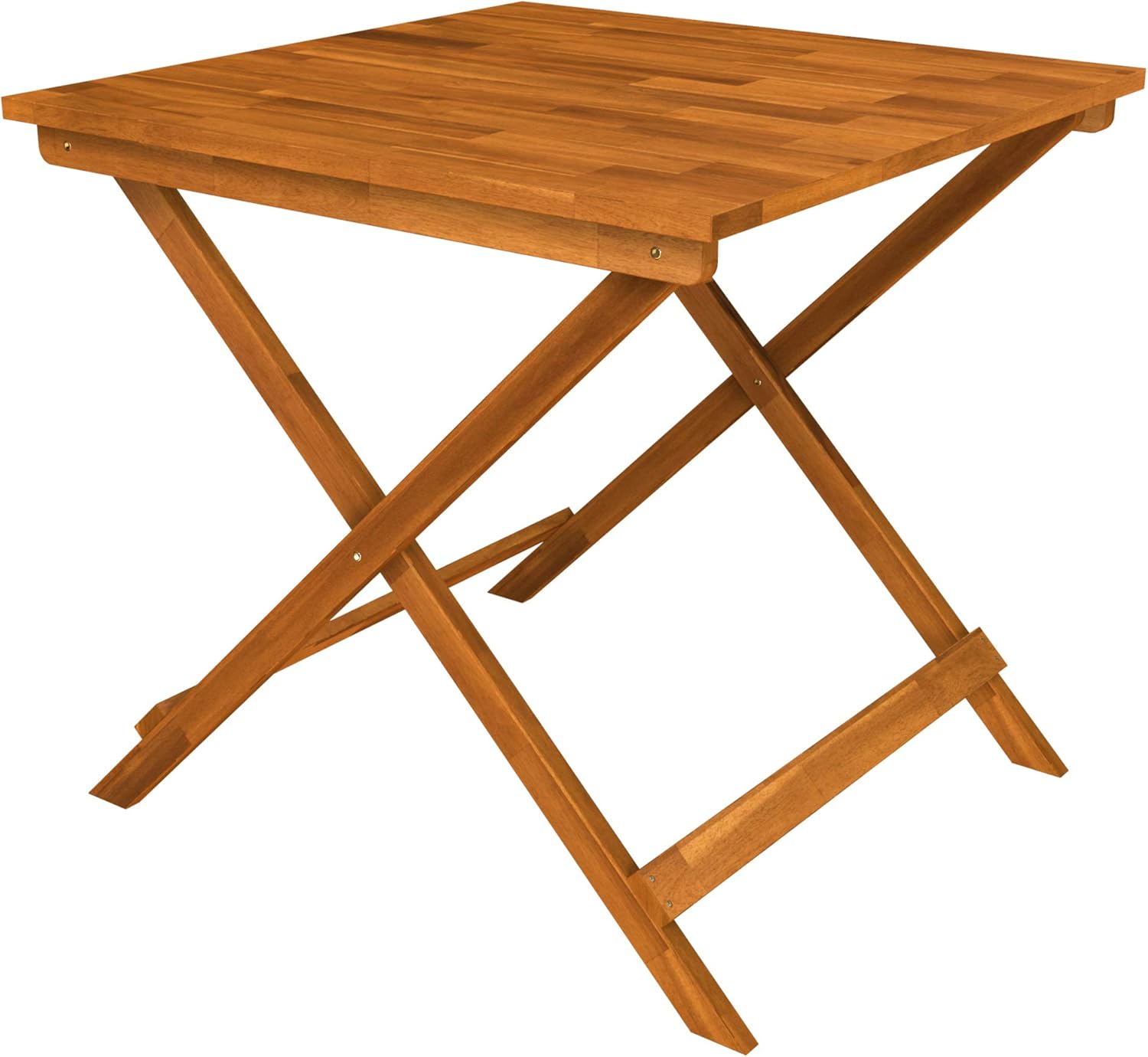 Interbuild Sydney Wood Folding Indoor Outdoor Small Table, Balcony|Backyard|Garden|Patio Table 29.5
