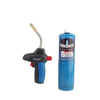 Bernzomatic Basic Propane Quickfire Self-Igniting Torch Kit TS3000KC