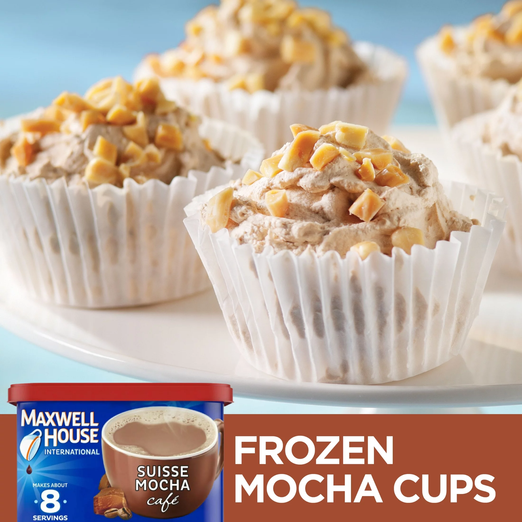 JSC Maxwell House International Suisse Mocha Cafe 8 Serving Beverage Caffeine-Free international Coffee Consistently Great Taste Grocery Gourmet Food Resealable Canister Exceptionally Smooth Pack of 2