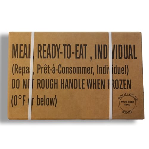 US MRE Emergency Meals - 6-Pack Meals Ready to Eat Military Rations - Case of 6 Military Rations - Assorted Flavored 2026 Inspection Dates