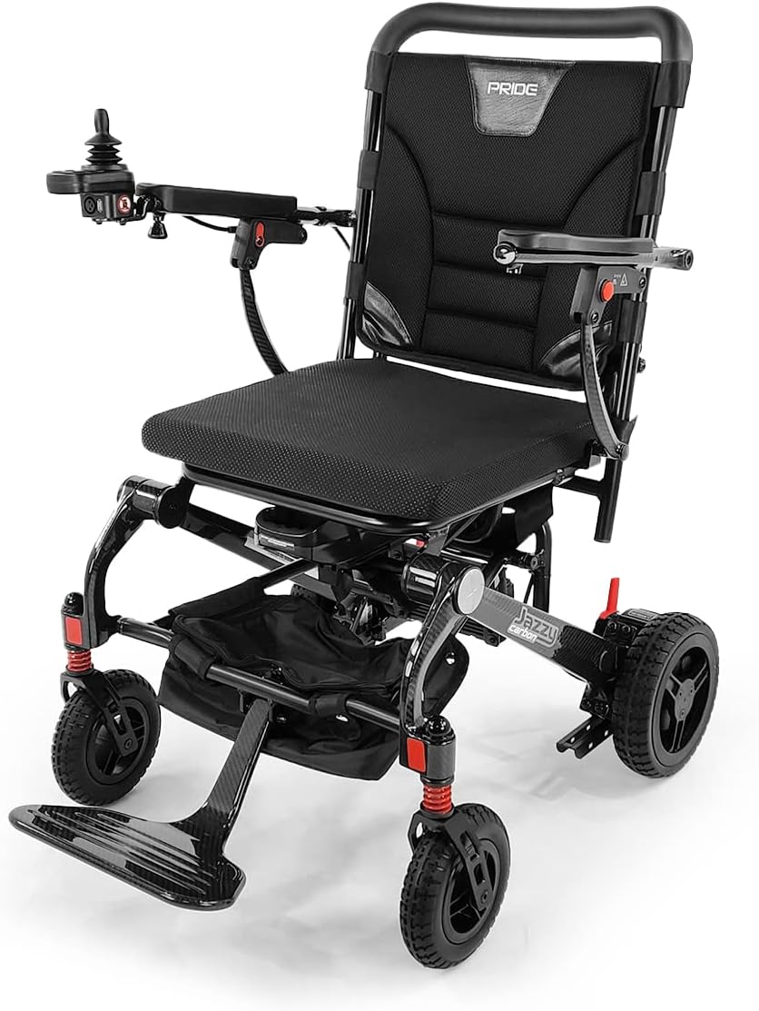 Pride Mobility Jazzy Carbon Featherweight Power Chair w/ Available Extended Warr