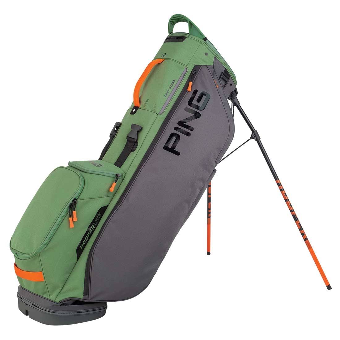 Ping Hoofer Lite Stand Bag Grey/Olive/Orange