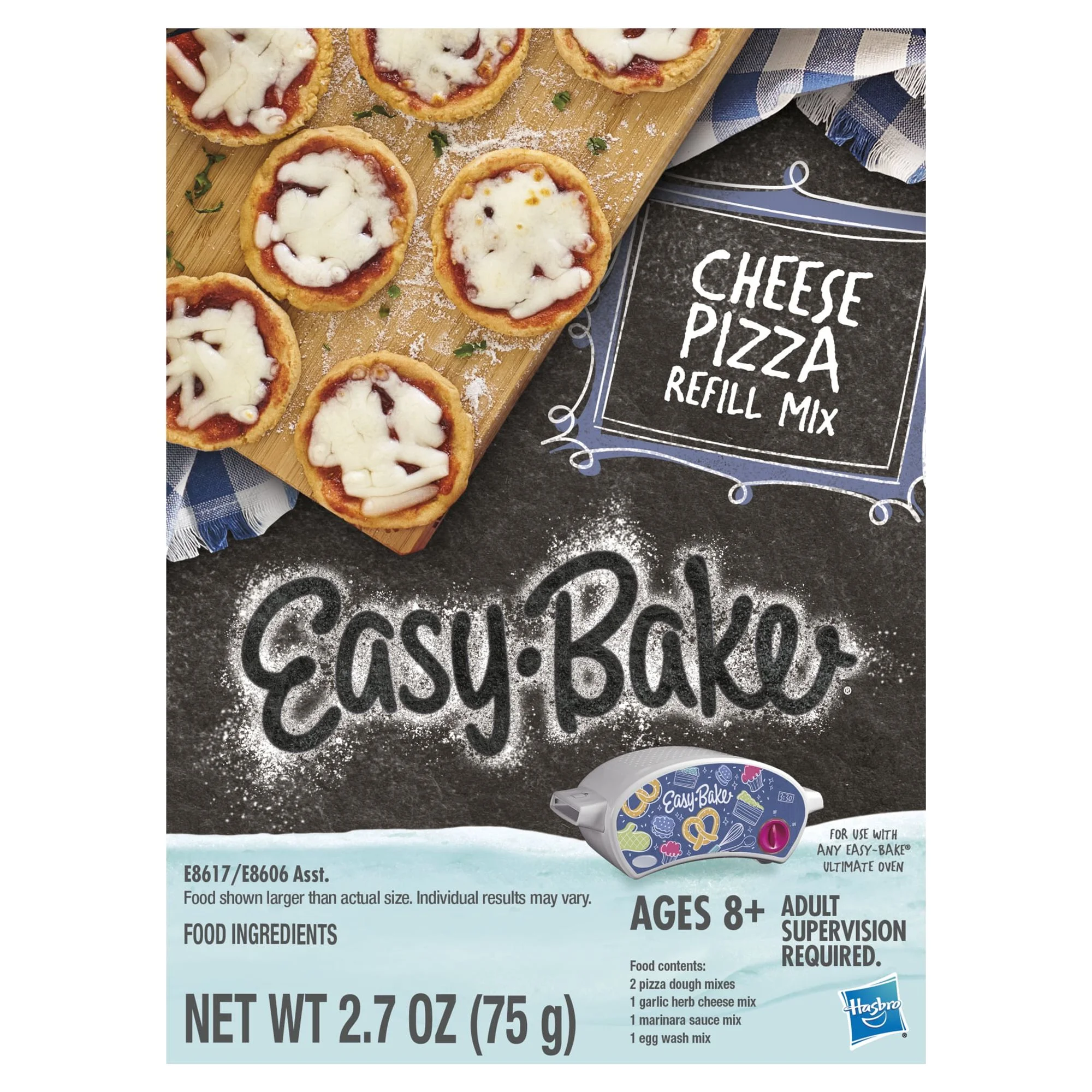 Easy-Bake Ultimate Oven Mix 3-Pack: Pizza, Whoopie Pies, Red Velvet & Strawberry Cake, Walmart Exclusive
