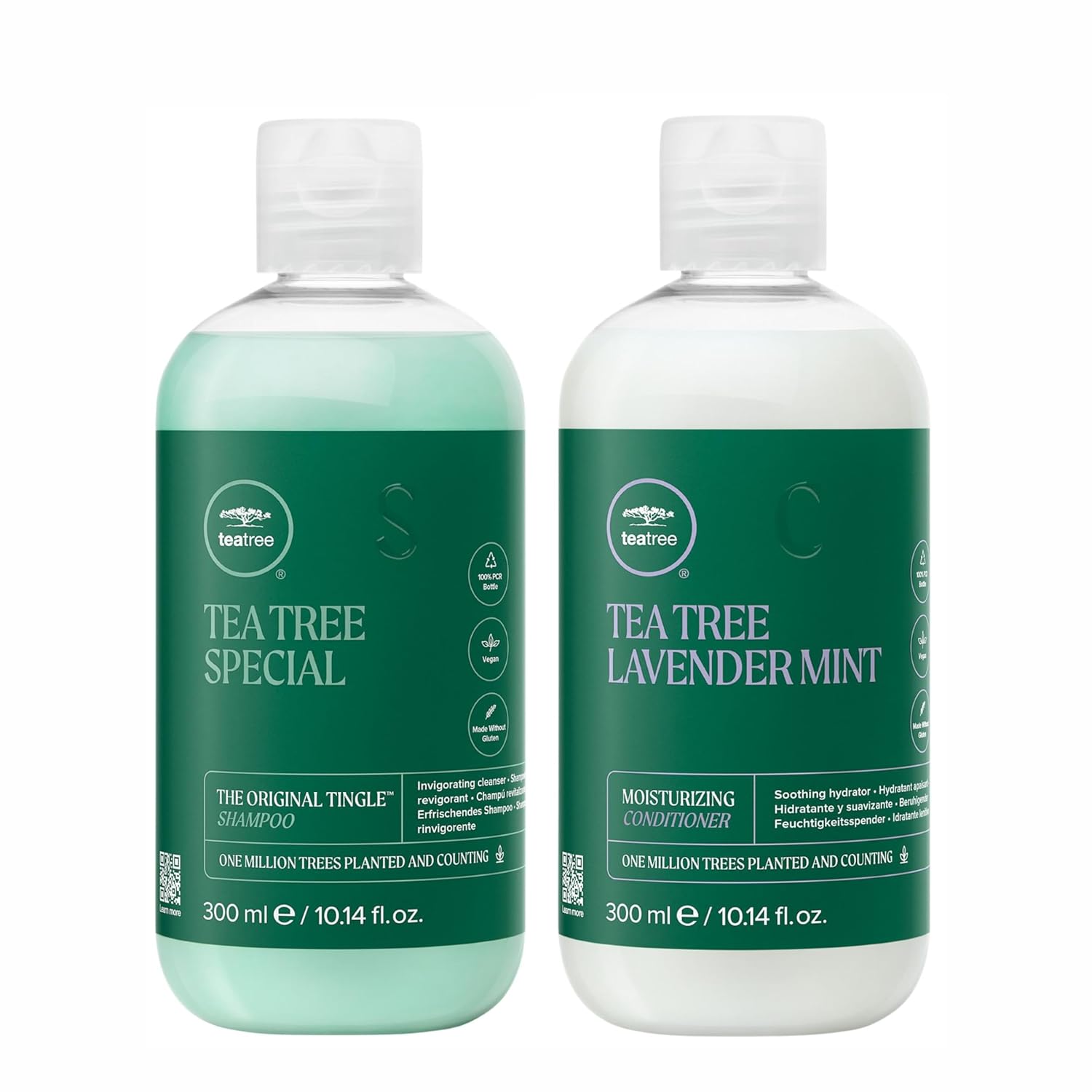 Tea Tree Special Shampoo and Lavender Mint Conditioner Duo, 10.14 fl. oz.