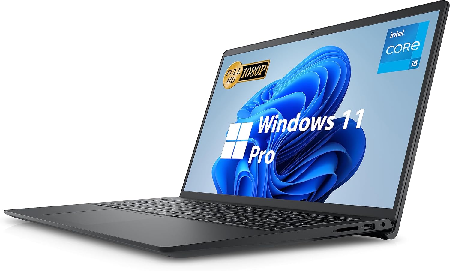 Dell 2024 Inspiron 15 Business Laptop, Free Microsoft Office 2021 with Lifetime License, 15.6