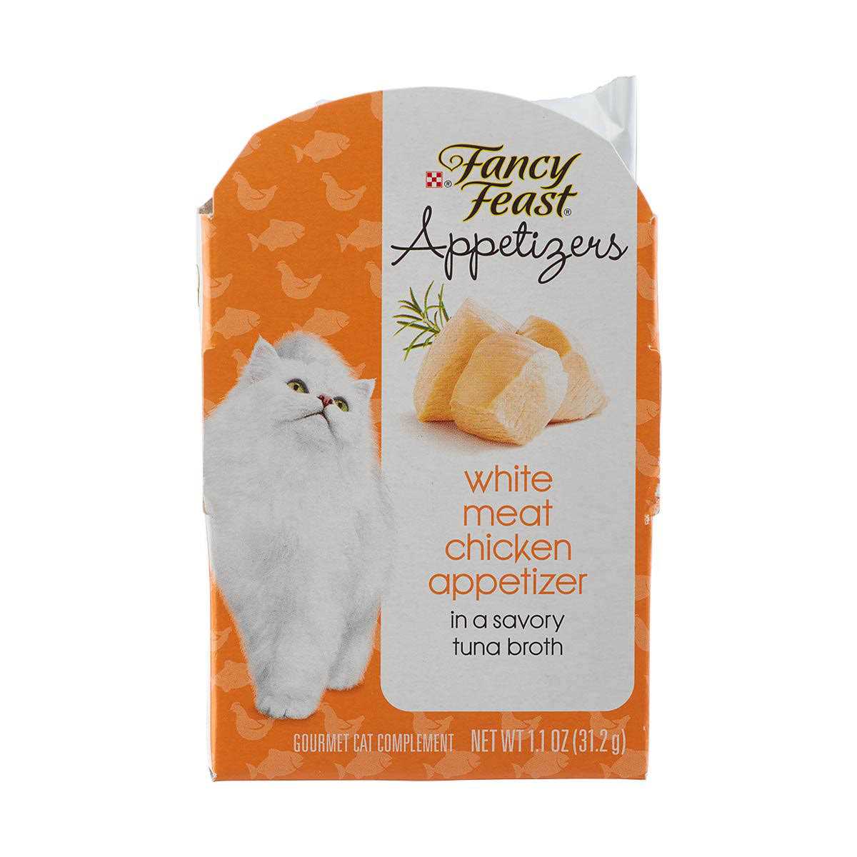 Fancy Feast Appetizers White Meat Chicken Broth Wet Cat Food - Pet Supplies online store