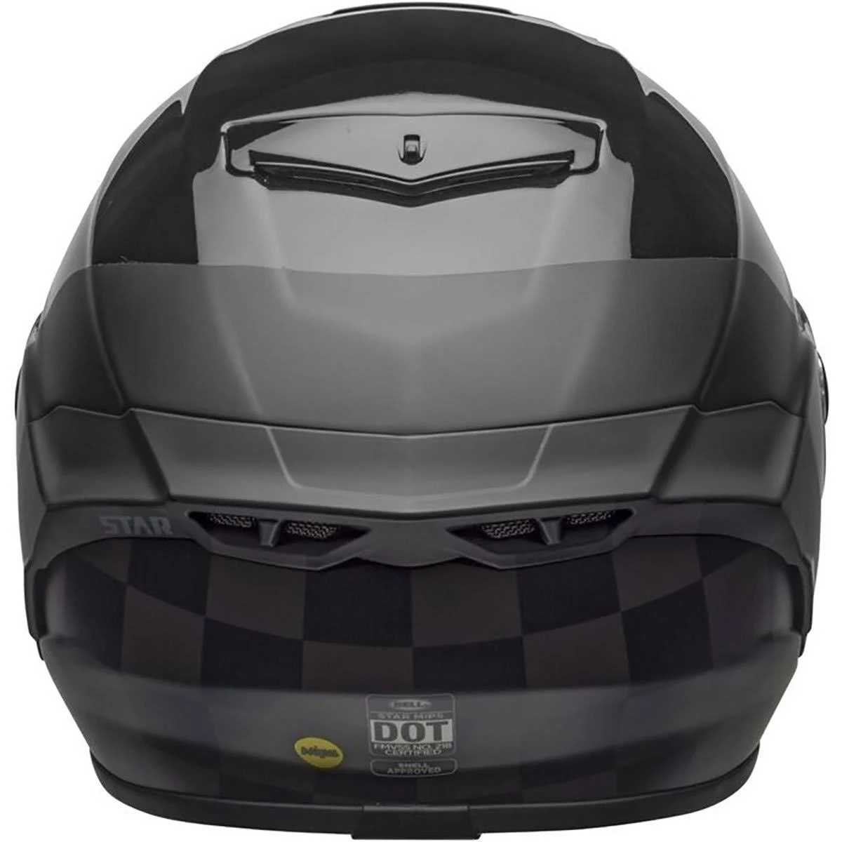 Bell Star MIPS DLX Lux Checkers Helmet - Black/Matte White - 2XL