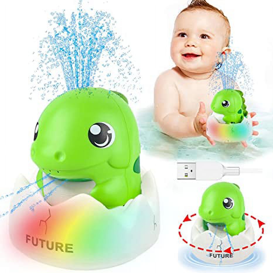 Baby Bath Toys, Automatic Whale Bath Toy, Induction Sprinkler Water Bath Toy, Shower Toys for Toddlers Boys and Girls, Baby Pool Bath Toy
