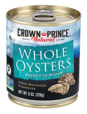 CROWN PRINCE NATURAL SEAFOOD WHOLE BOILED OYSTERS