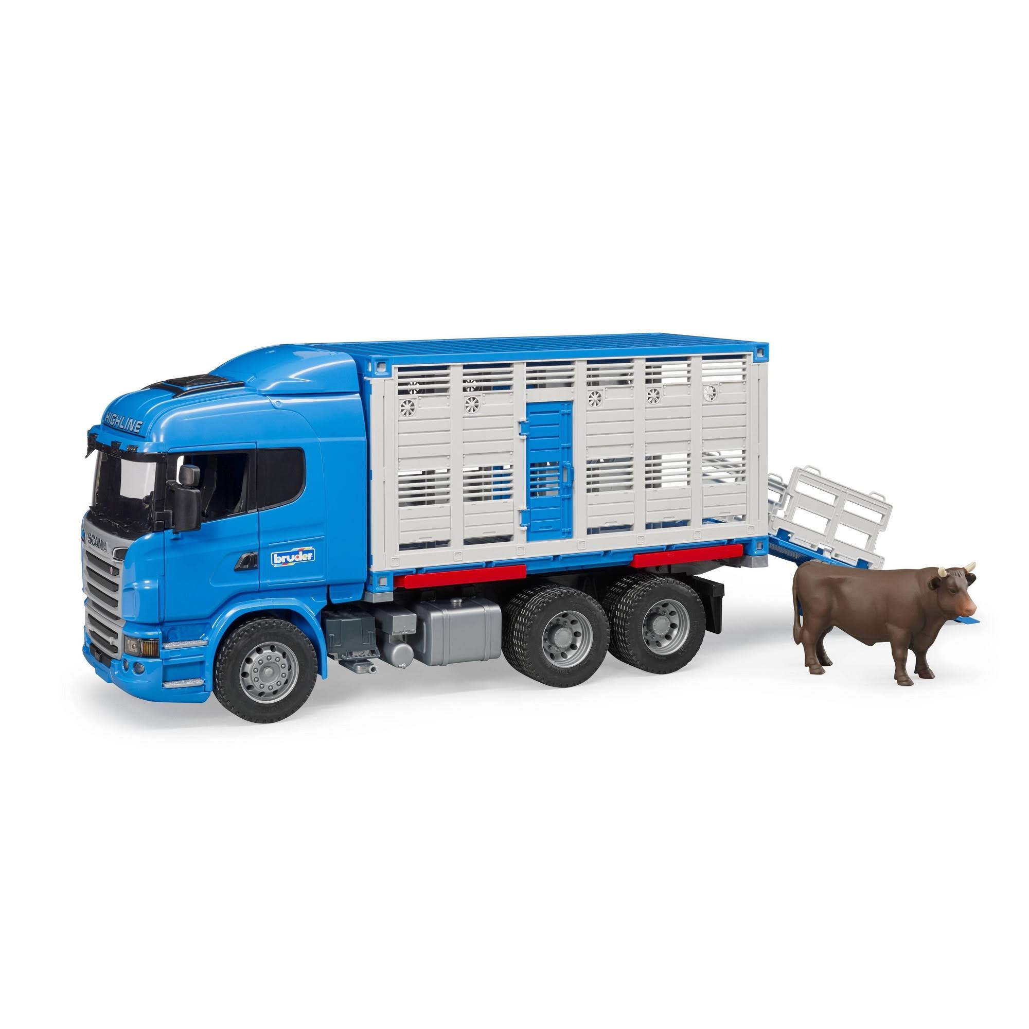 Bruder SCANIA R-Series Cattle Transport Truck with 1 Cattle 3549