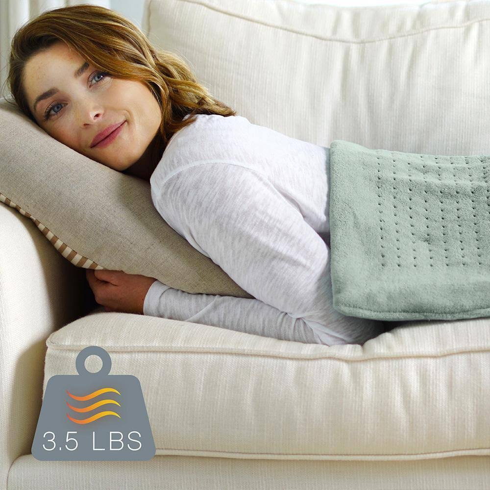 WeightedWarmth Extra-Wide Weighted HEATING Pad | Pure Enrichment