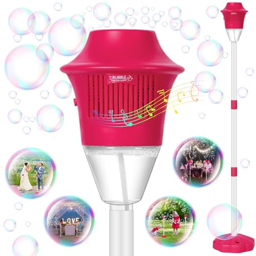 2 Pack Bubble Machine Automatic Bubble Blower Machine Height 47