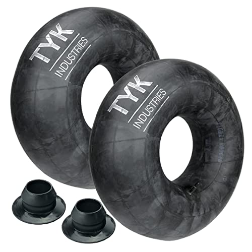 Two TYK 6-14, 6.00-14, 7-14 Farm Tractor Implement Tire Inner Tubes with Valve Stem Bushings