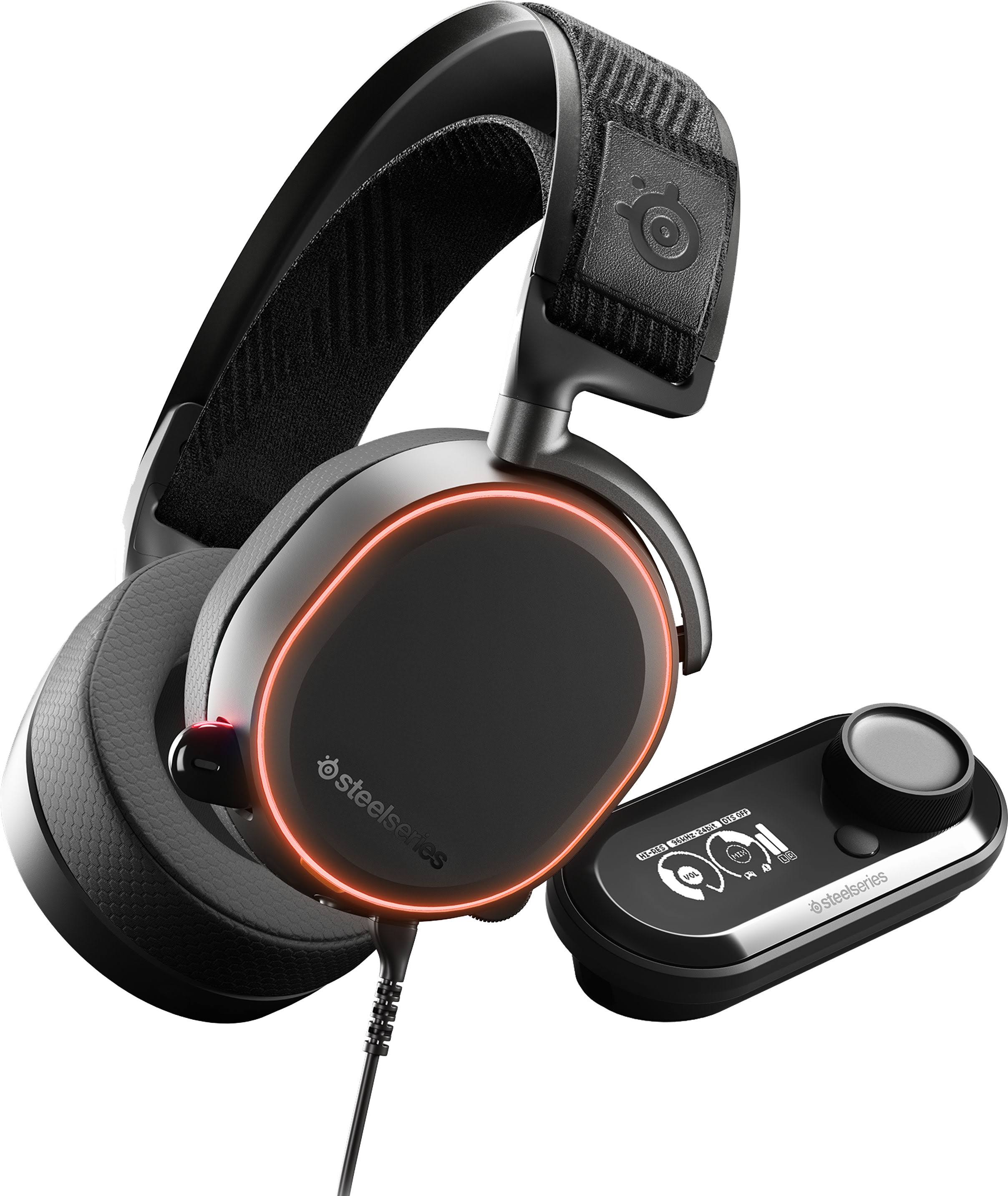 SteelSeries 61453 Arctis Pro + GameDAC Hi-Res Gaming Headset - Black