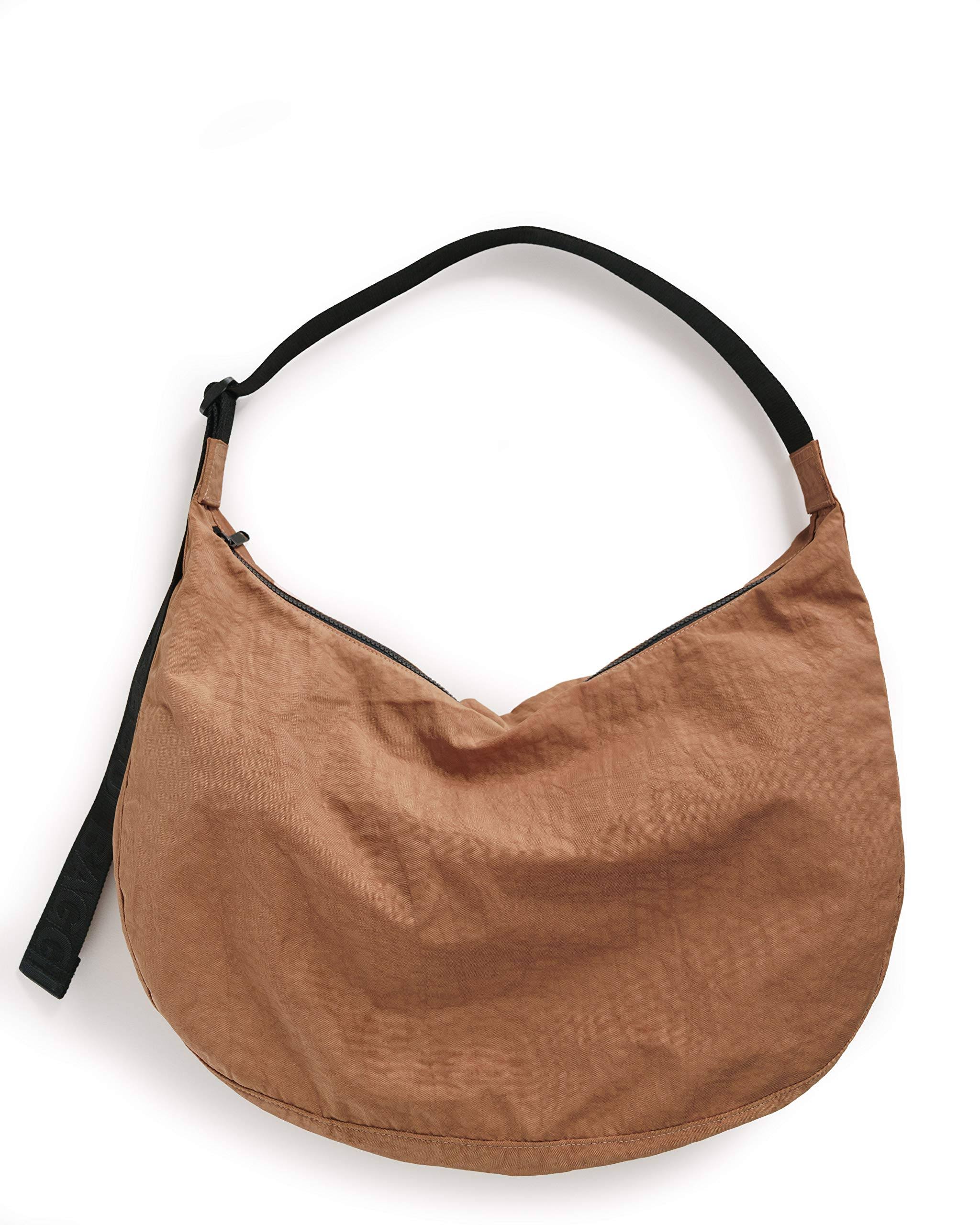 Baggu Large Nylon Crescent Bag, Great for Travel and Easy Carrying, Pinto