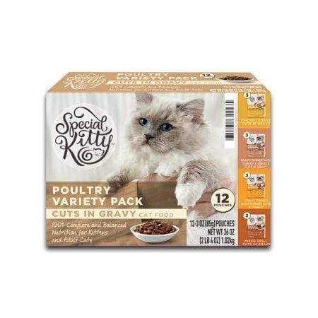 Special Kitty Turkey & Chicken Flavor Gravy Wet Cat Food for Adult - Pet Supplies online store