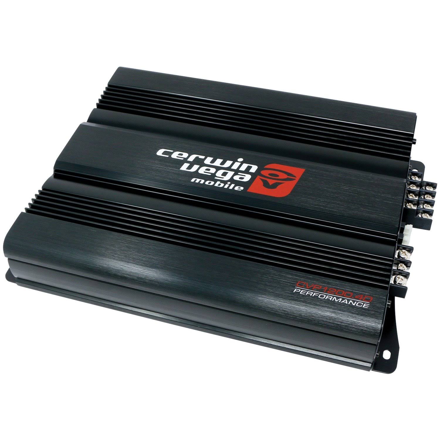 Cerwin-vega Mobile CVP1200.4D Performance Series 1,200-watt-max 4-Channel Class D Amp