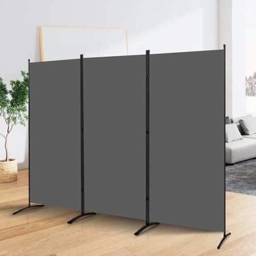 Room Divider Folding Privacy Screens, Portable Room Divider Panel 3 Panel Partition Room Dividers Screen Freestanding Room Partitions and Dividers Fabric Dividers for Room Separation
