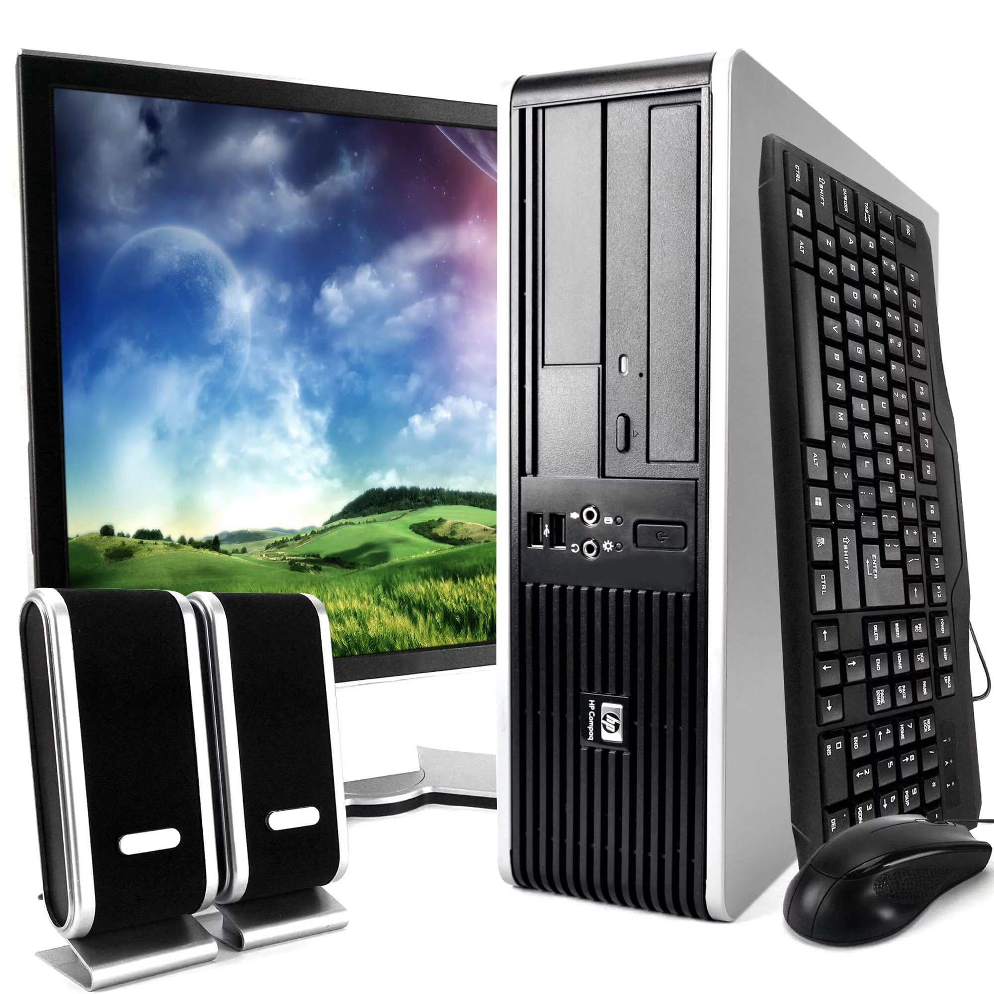 HP Compaq DC5800 Desktop Intel Core 2 Duo 2.4GHz 4GB RAM 500GB HDD DVD Windows 10 Home 19