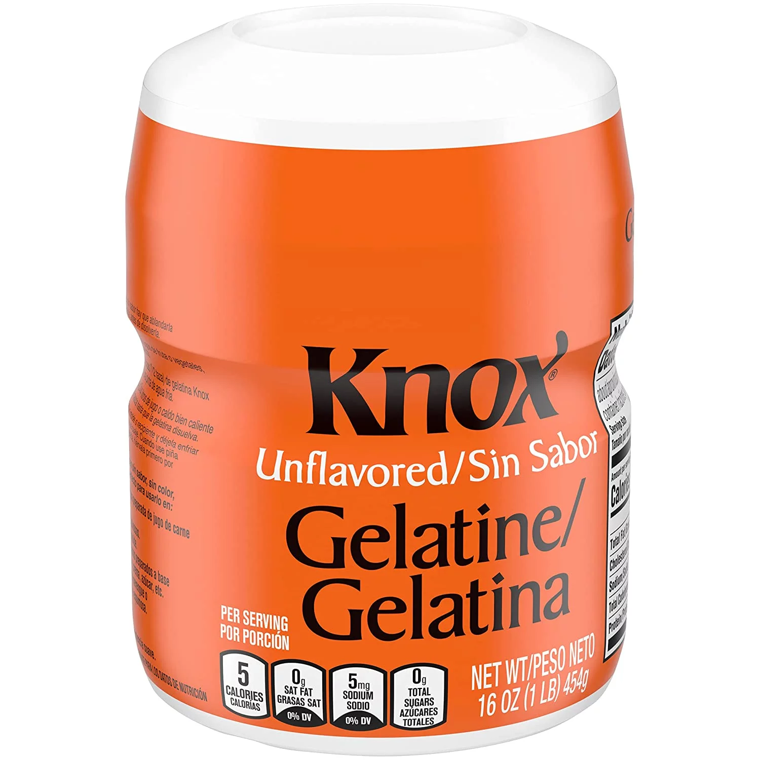 Knox Unflavored Gelatin Mix (Bulk) Container, 16 OZ, 1 Count