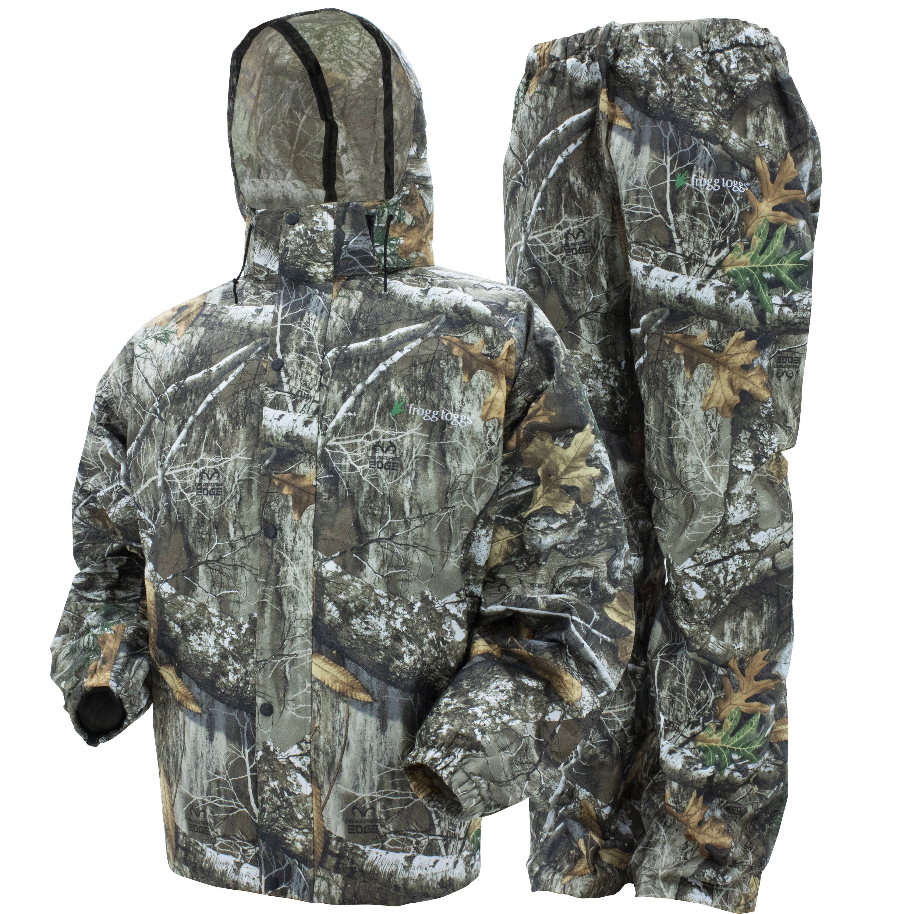 Frogg Toggs Men&s All Sport Camo Rain Suit in Realtree Edge