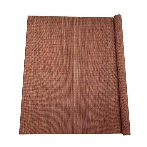Apartment Balcony Privacy Screen Wood Fence Outdoor Wallworks Design Bamboo Wall Panel for Living Room Decorative Ceiling 1.5M 2M 3M Long (Size : 70cmx800cm(2.3ftx26.2ft))