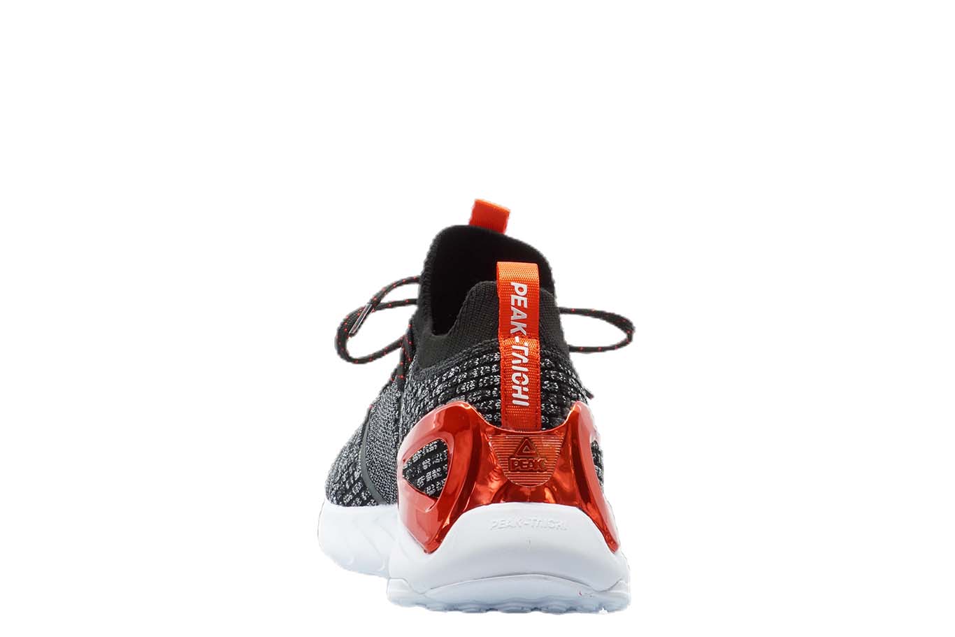 [E92577] Mens Peak Taichi 1.0 Plus Black Melange Grey Running Shoes - 7