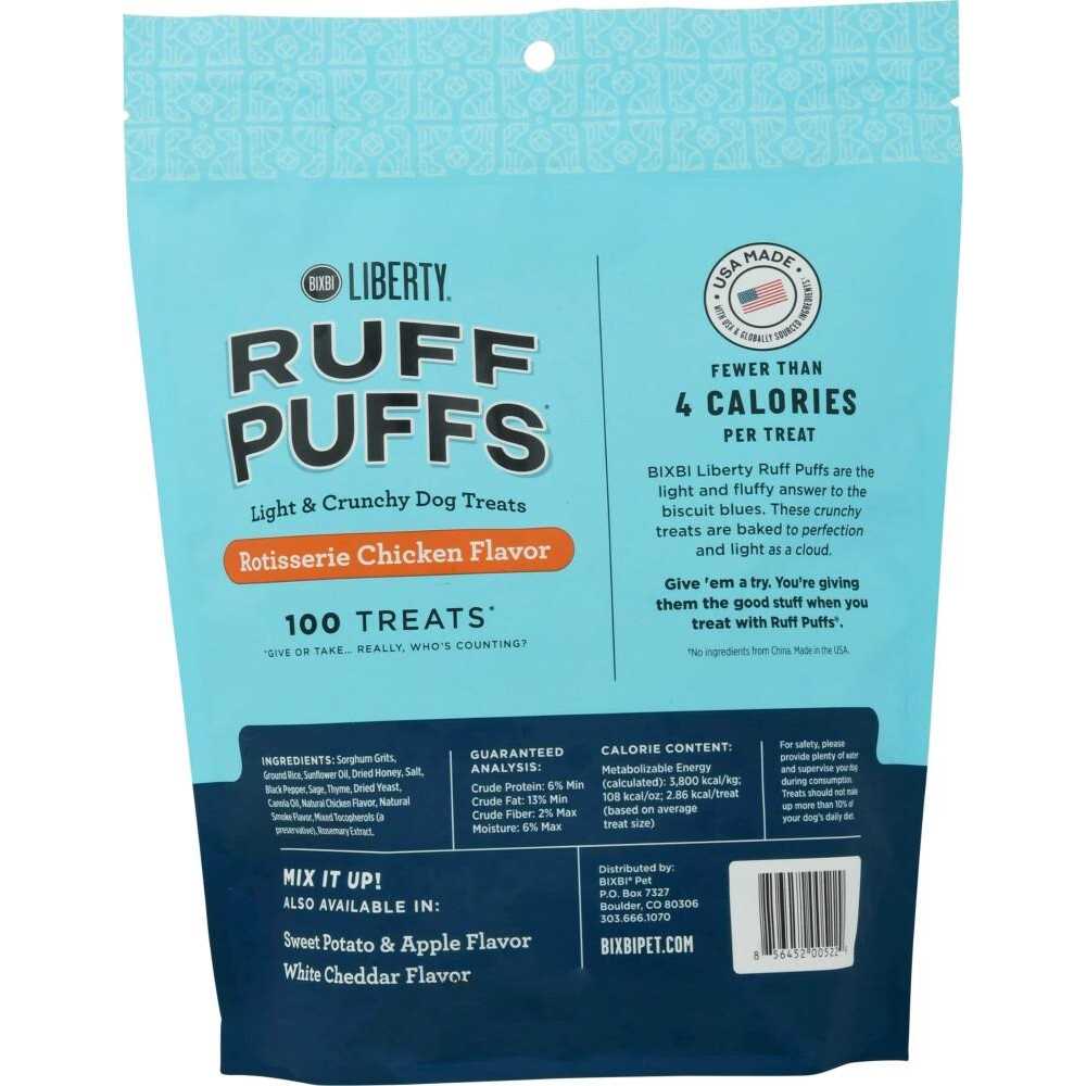 Liberty Ruff Puffs Flavor Dog Treats - Pet Supplies online store