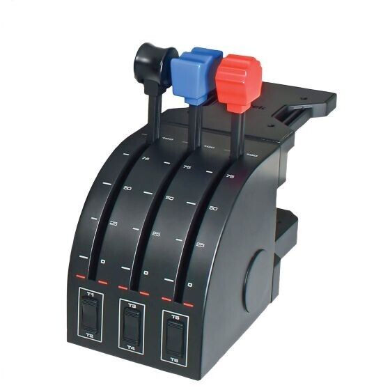 Logitech Flight Yoke System Professional Simulation Yoke and Throttle Quadrant - Preowned