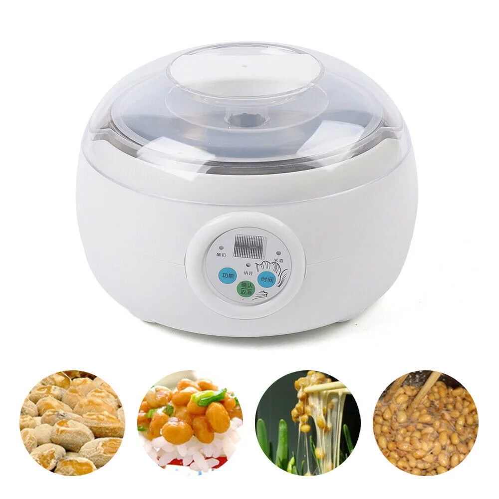 Wuzstar 1.5L Yogurt Natto Machine Automatic Cuisine Yogurt/Natto/Rice/Wine Maker Container