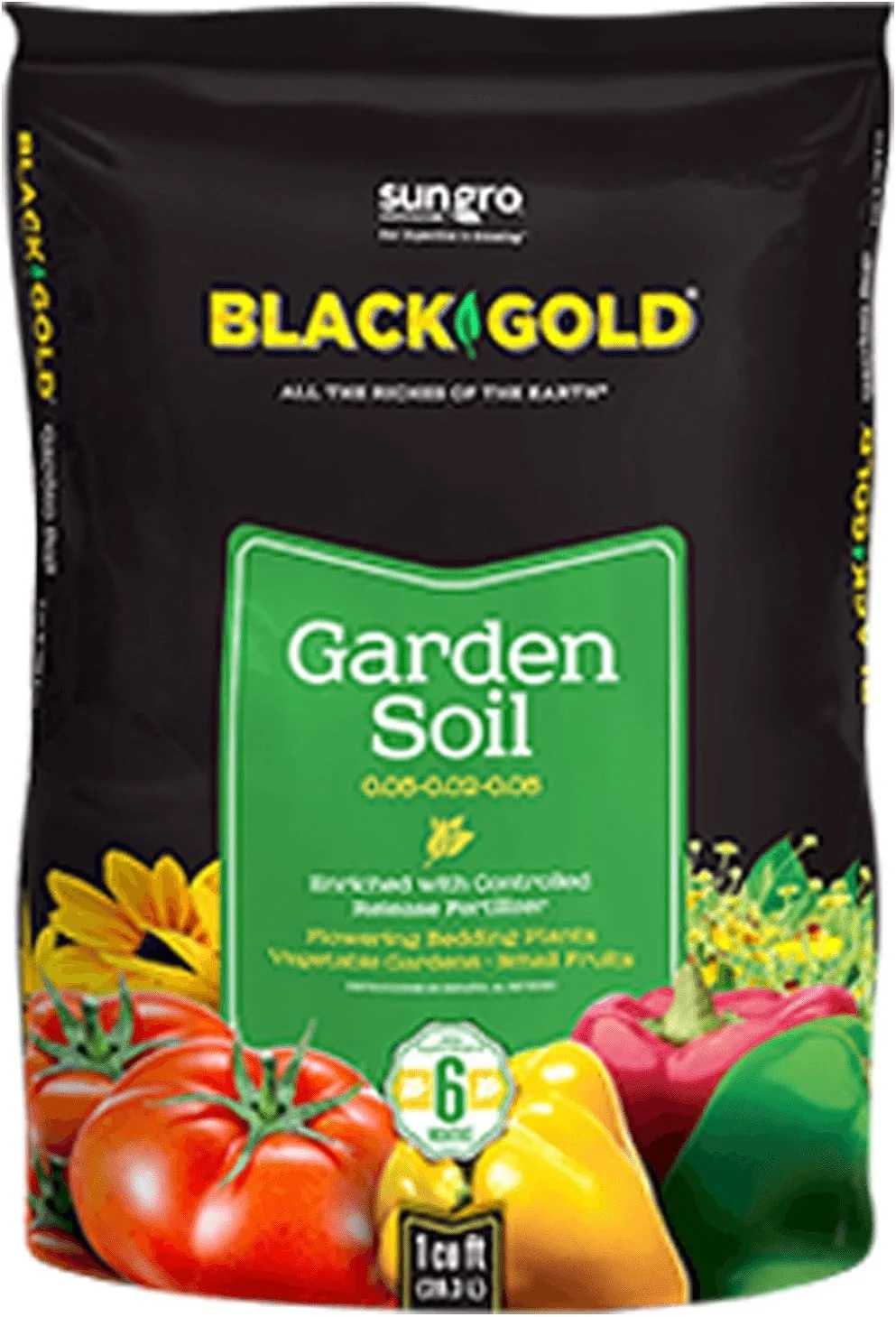 Black Gold Garden Soil 0.05-0.02 - 0.05, 1 CF