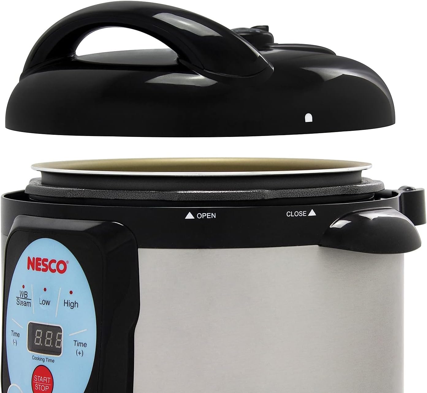 NESCO NPC-9 Smart Electric Pressure Cooker and Canner, 9.5 Quart, Stainless Steel