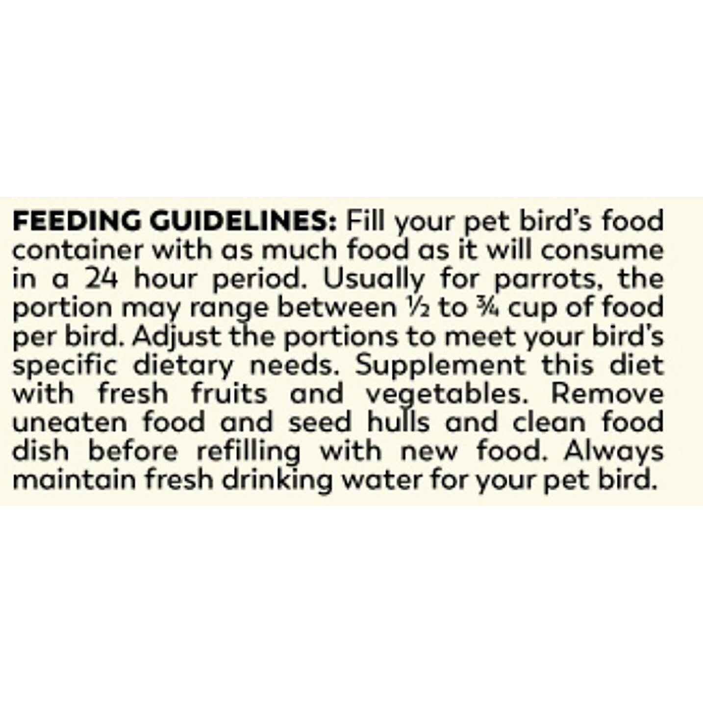 Higgins Safflower Gold Parrot Food - Pet Supplies online store