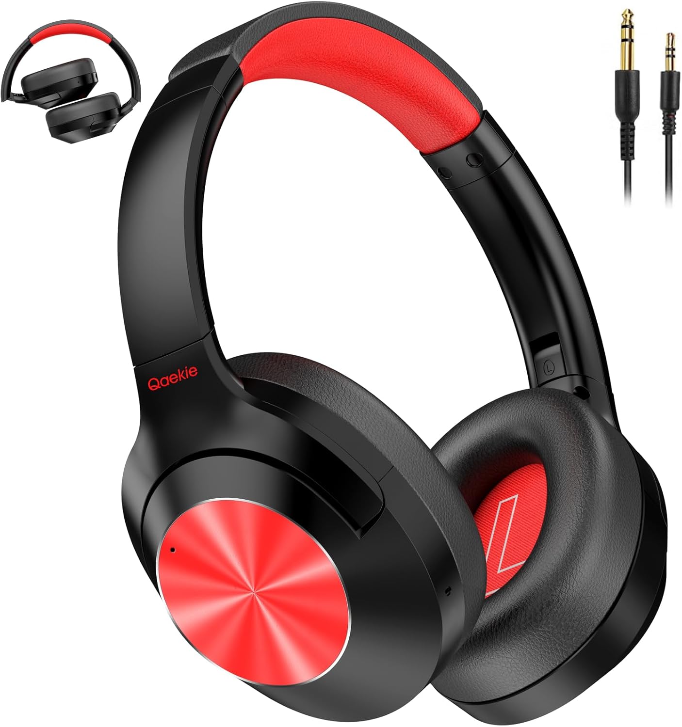 Hybrid Active Noise Cancelling Headphones - 2024 Upgraded Wireless Over Ear Bluetooth Headphones,100H Playtime,Hi-Res Audio,Deep Bass Noise Cancelling,Comfortable Ear Cup for Travel/Home/Office