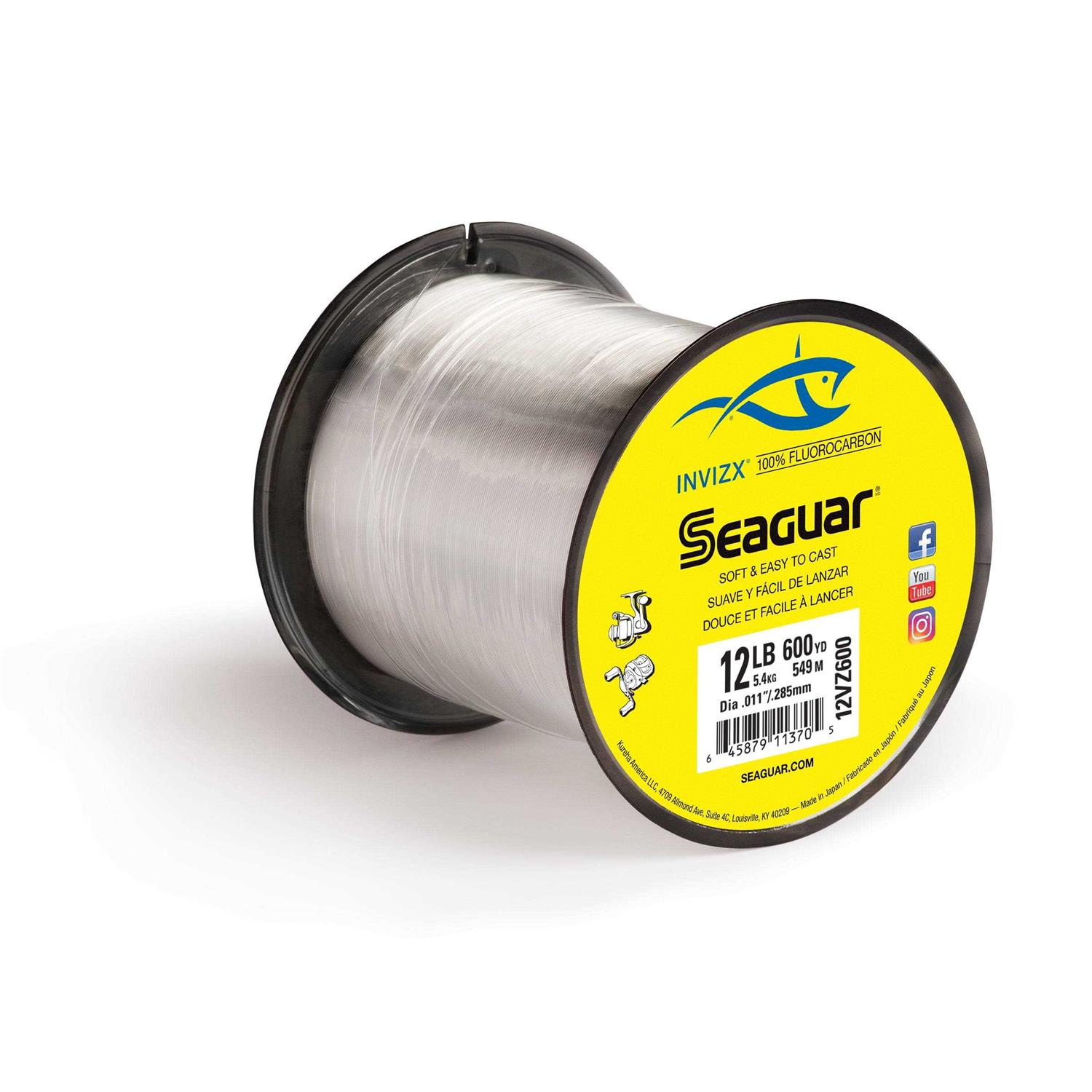 Seaguar InvizX 600 Flourocarbon Fishing Line - Sports Supplies Online Store