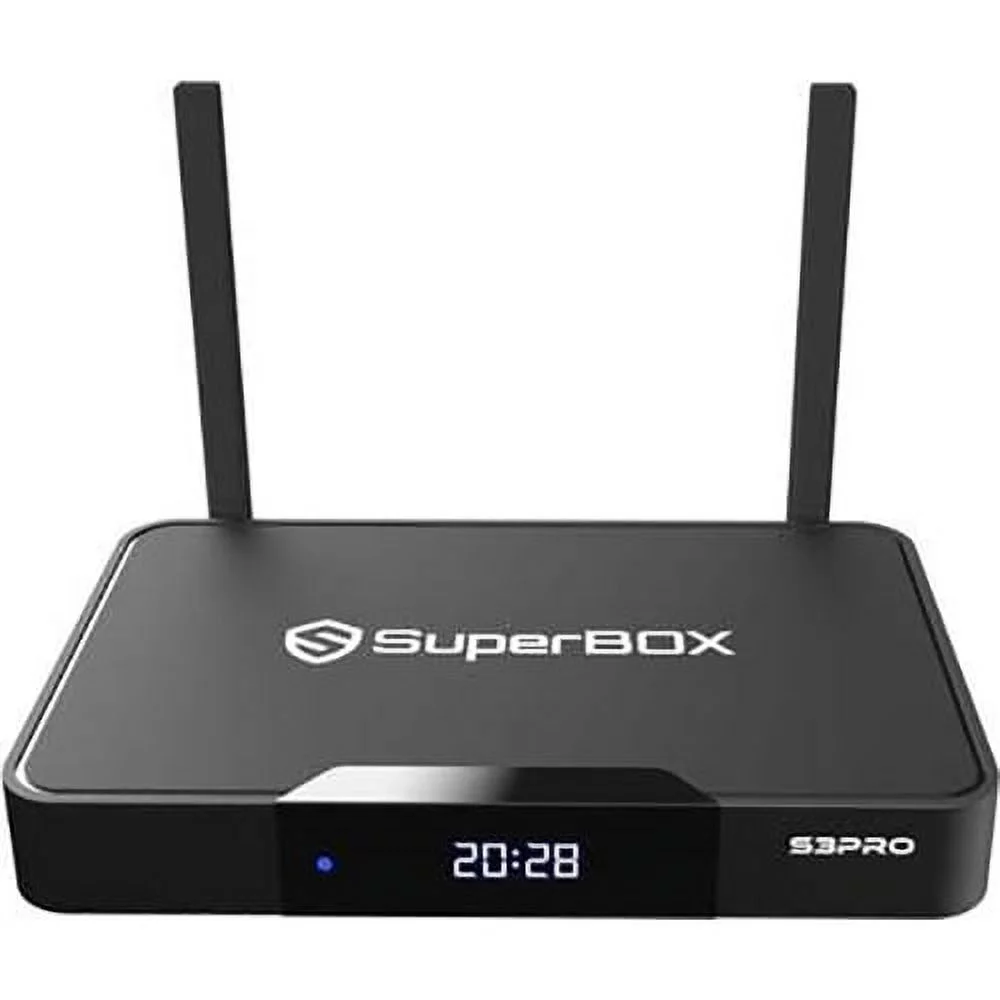 Superbox S3 Pro Dual Band Wi-Fi 2.4Ghz 5Ghz Supports 6K Video