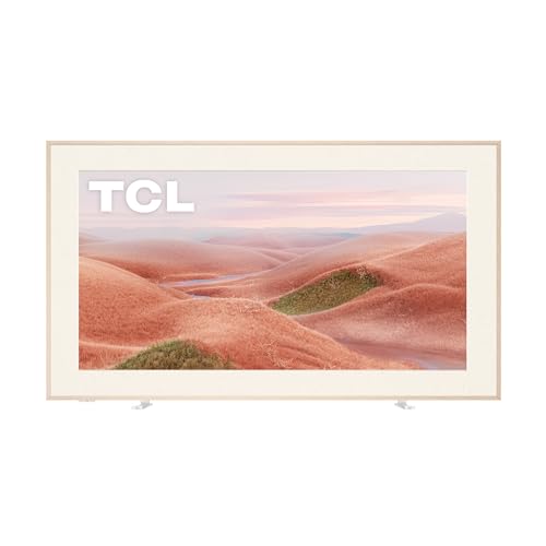 TCL 55-Inch Class QLED 4K Smart NXTFRAME TV with Google TV (55A300W, 2024 Model) Dolby Vision HDR & Dolby Atmos, Built-in Google Assistant with Voice Remote, Works with Alexa, Streaming Television