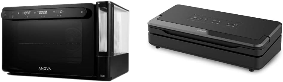 Anova Precision Smart Oven, Combination Countertop Oven for the Home Cook, Convection, Steam, Bake, Broil, Roast, and Dehydrate Cooking Options, Professional Grade Combi Oven, Smartphone App Included