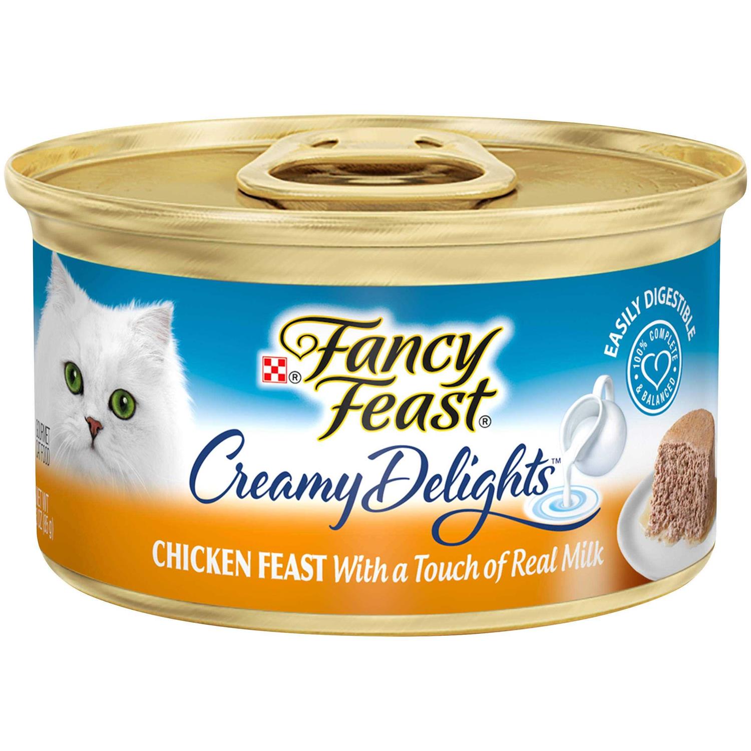 Purina Fancy Feast Creamy Delights Feast Wet Cat Food - Pet Supplies online store
