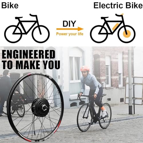 Electric Bike Conversion Kit,48V 1000W/1500W Ebike Conversion Kit,16