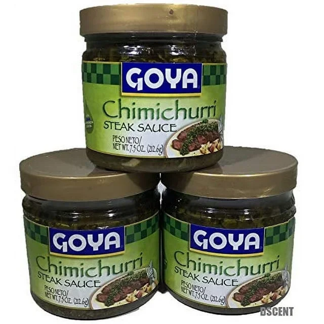 Goya Chimichurri Steak Sauce 7.5 oz Pack of 3