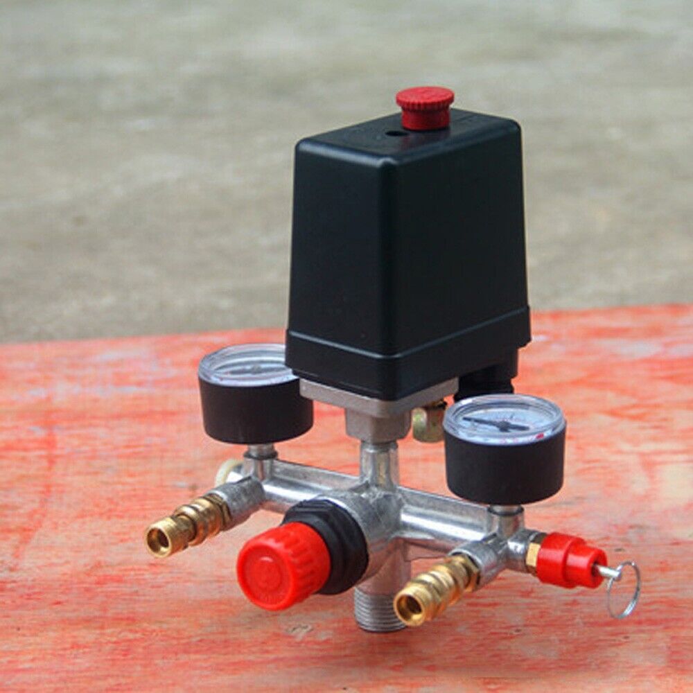 Parts Air Compressor Pressure Control Switch Valve Manifold Assembly-Parts