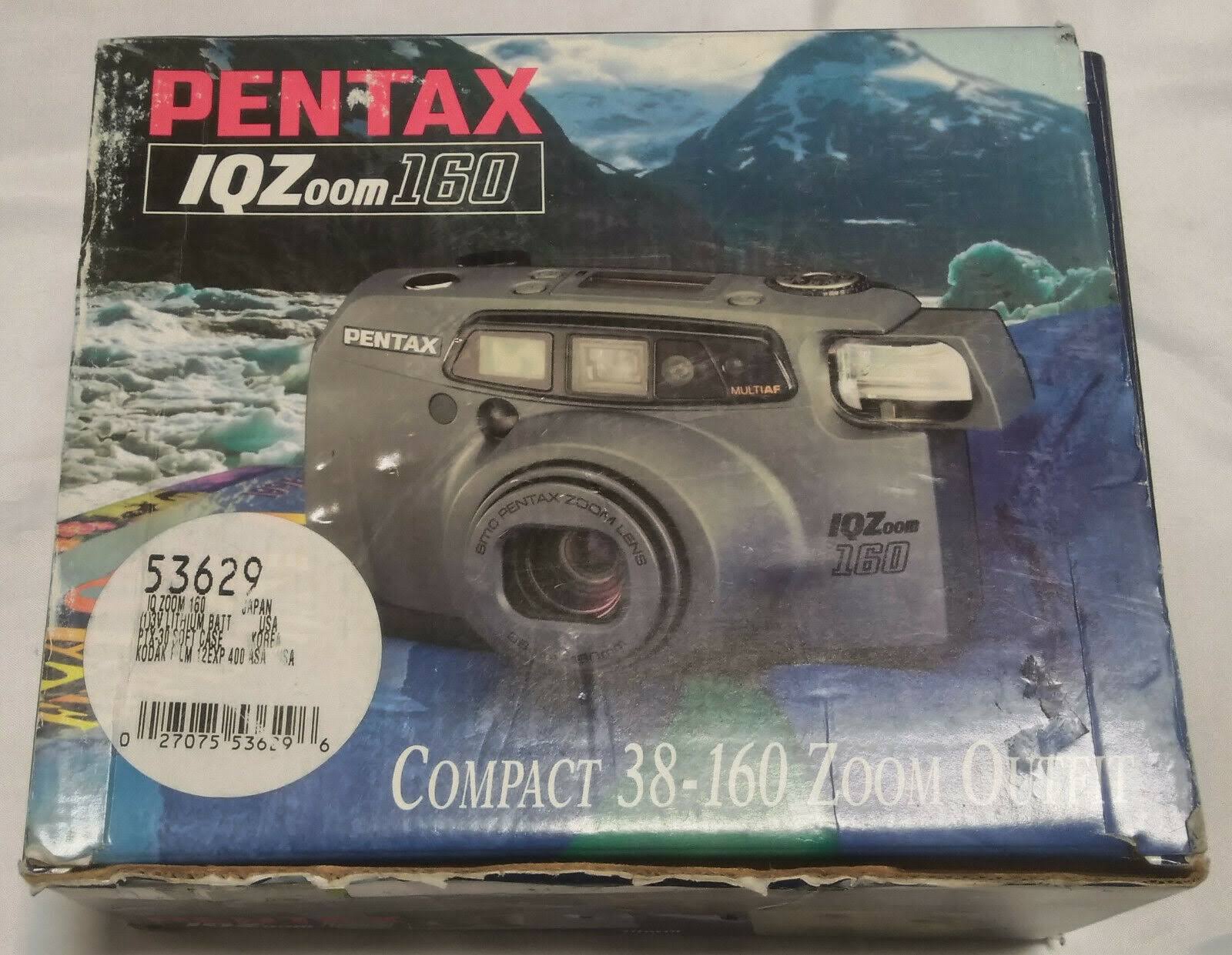 Pentax IQZoom 160 35mm Point u0026 Shoot Film Camera