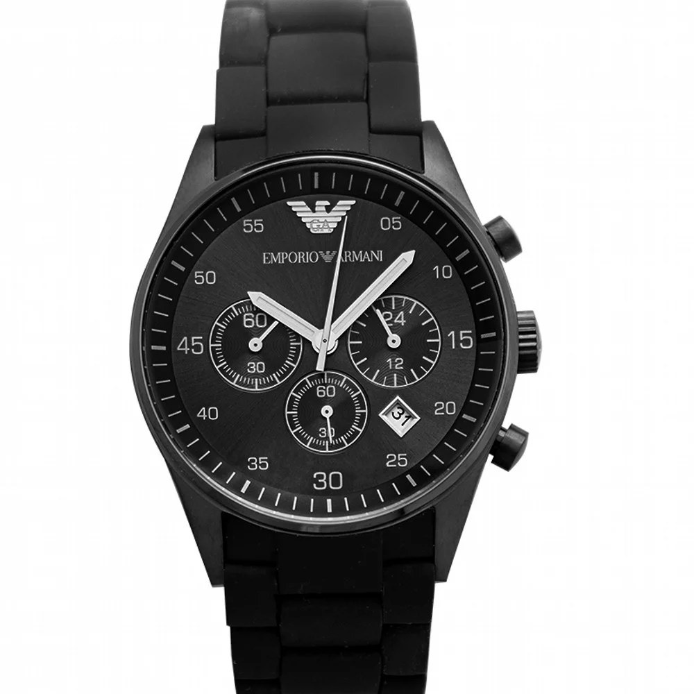 Emporio Armani Sportivo Chronograph Black Dial Men's Watch AR5889