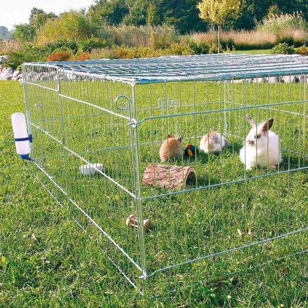 TRIXIE Natura Portable Outdoor Rabbit Cage - Pet Supplies online store