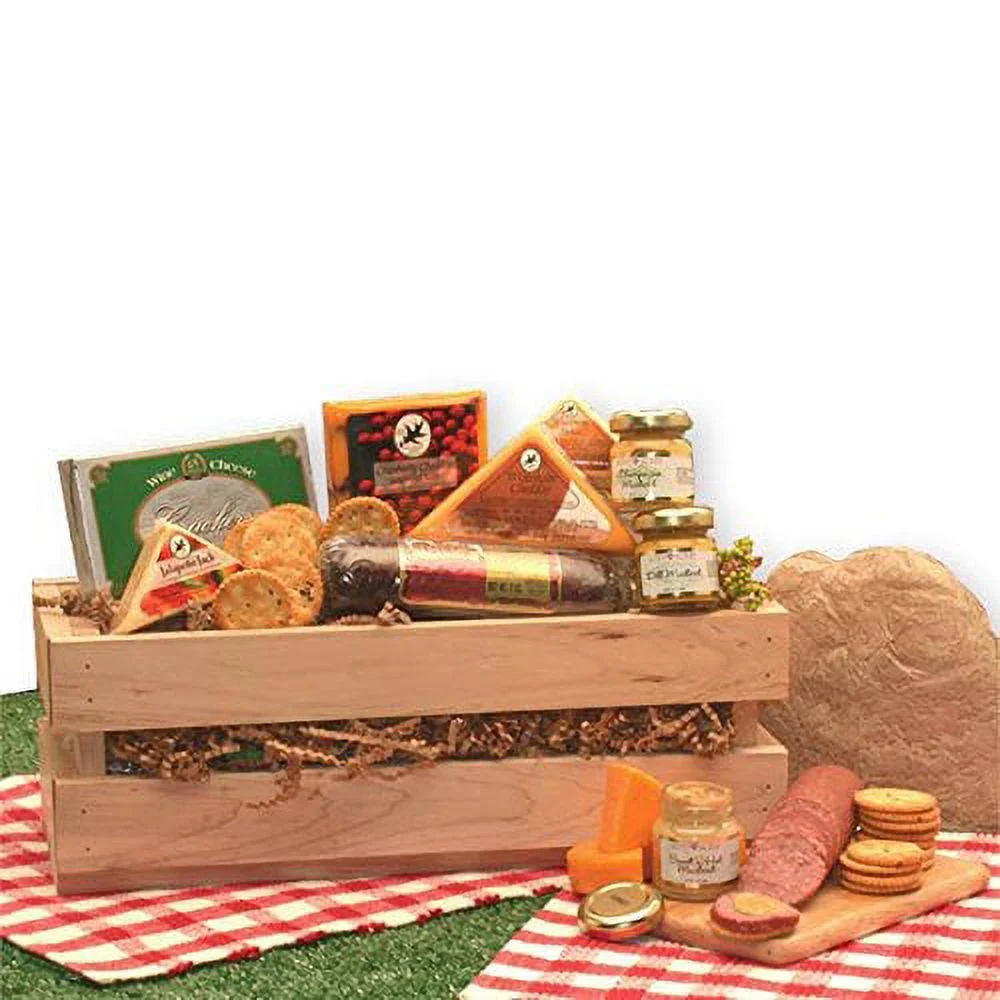 Sausage and Cheese Gift Crate
