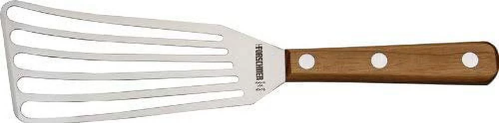 Swiss Army Brands  2019 Victorinox Wood Slotted Turner with Chefs & Fish - 3 x 6 in.