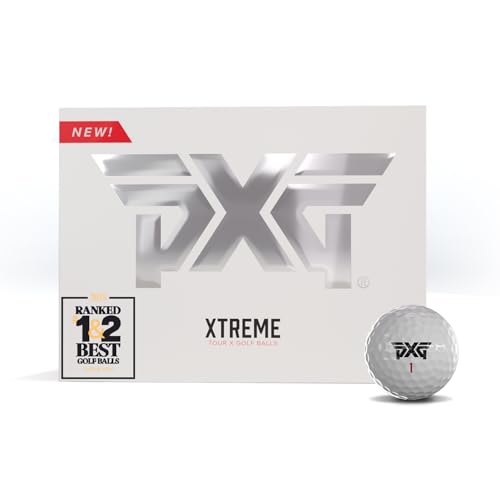 PXG Xtreme Tour and Tour X Golf Balls - The Ultimate Performance Golf Ball for Maximum Distance and Control - One Pack of 12