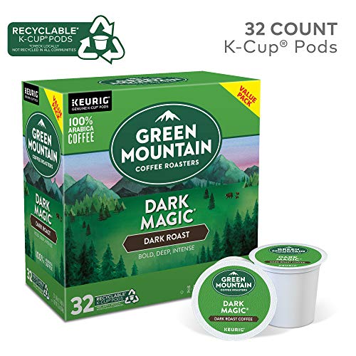 Green Mountain Coffee Roasters Dark Magic Keurig Single-Serve K-Cup Pods, Dark Roast Coffee, 72 Count
